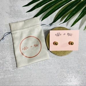 Classic Gold Ball Stud Earrings